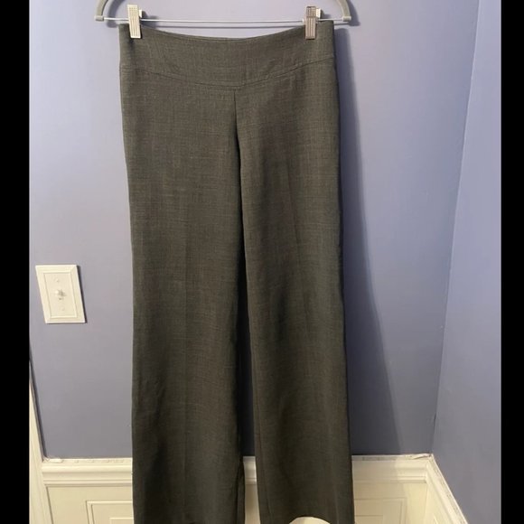 Gray French Connection Wool Trouser Pants 2 - Picture 2 of 9
